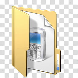 Windows Live For XP, white phone folder transparent background PNG clipart