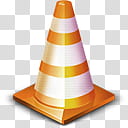 Construction Icons, X, white and orange traffic cone illustration transparent background PNG clipart