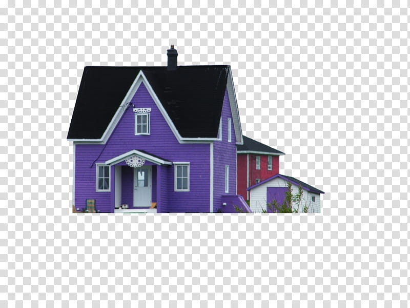 Houses, purple house concept transparent background PNG clipart