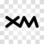 Minimal JellyLock, XM text transparent background PNG clipart