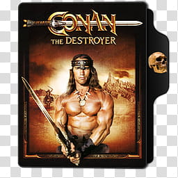 Conan The Destroyer Folder Icon transparent background PNG clipart