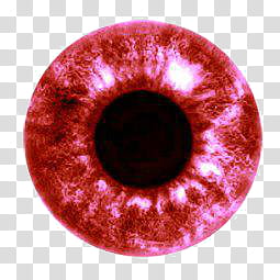 Ojitos creados por MI RAR, red and black eyeball illustration transparent background PNG clipart