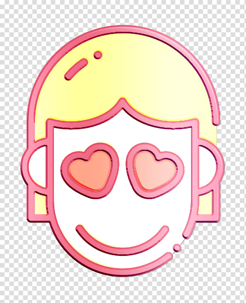 face pink facial expression nose head, Heart Icon, Love Icon, Marriage Icon, Romantic Icon, Cheek, Cartoon, Smile transparent background PNG clipart