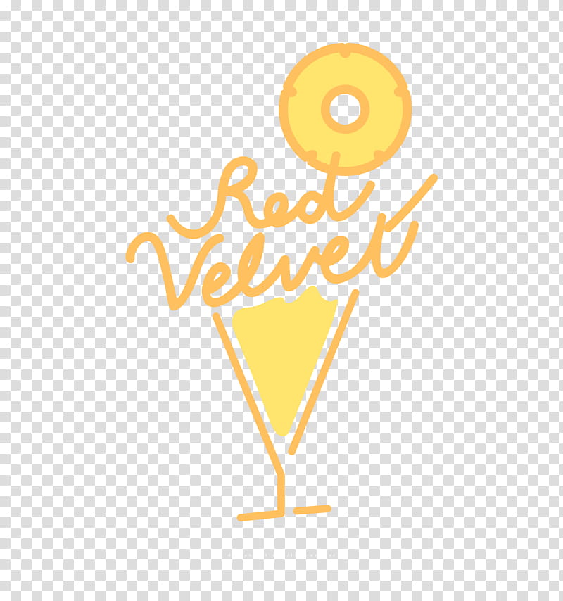 Red Velvet SEULGI Summer Magic Logo, yellow Red Velvet text transparent background PNG clipart