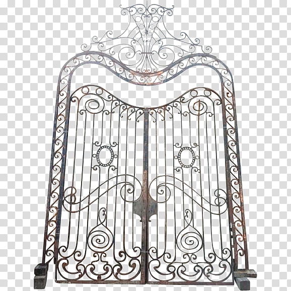 White Background People, Gate, Iron, Door, Wrought Iron, Furniture, Pediment, Antique transparent background PNG clipart