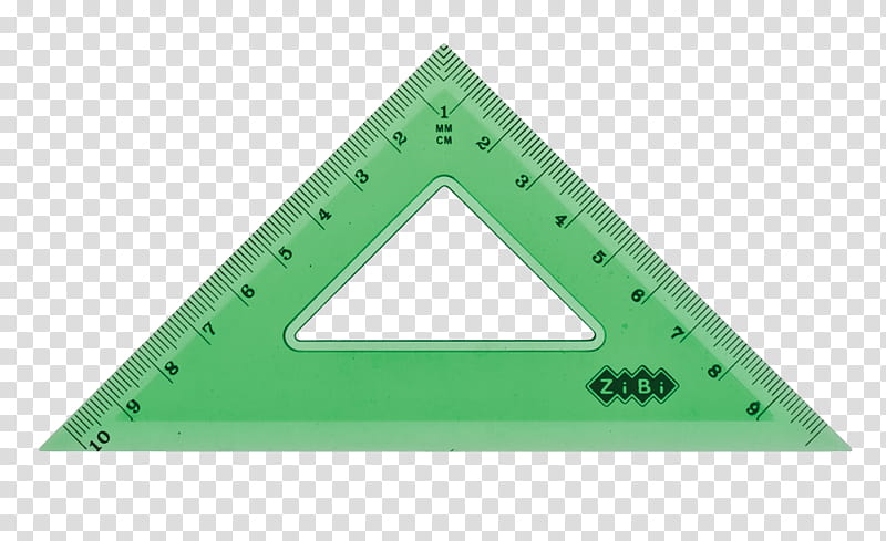 Background Green Ruler Set Square Triangle Protractor Compass