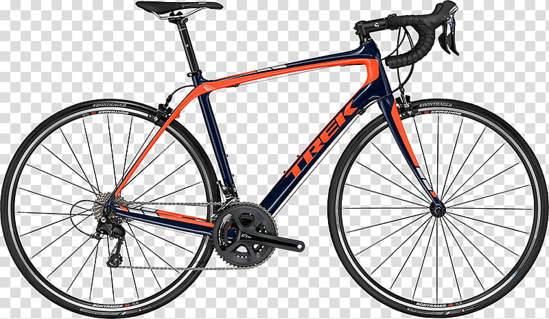 Dark Frame, Bicycle, Trek Domane S 5 Deep Dark Blueroarange 58, Racing Bicycle, Trek Domane Sl 6 Disc, Trek Madone, Trek Domane S4, Bicycle Frames transparent background PNG clipart