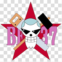 Onepiece Luffy Anime Pirate Pirata Logo Skull Caveira - Custom Jolly Roger  One Piece, HD Png Download , Transparent Png Image - PNGitem