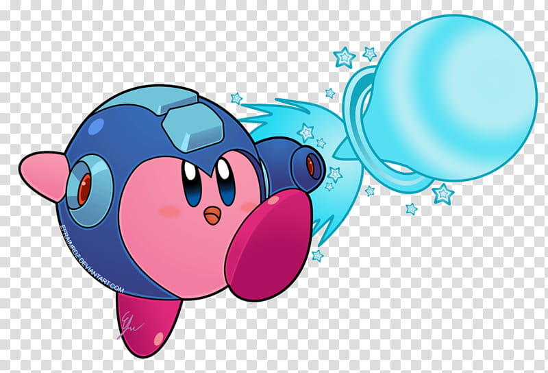 kir, Nintendo Kirby X Megaman illustration transparent background PNG clipart