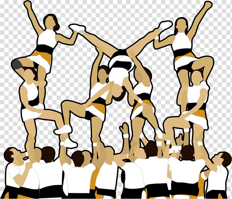 Cheerleading Team, Dance, Uaap Cheerdance Competition, Cheertanssi, Ust Salinggawi Dance Troupe, Cheering, Pep Squad, Sports transparent background PNG clipart