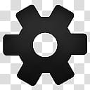 Devine Icons Part , black gear monochrome icon transparent background PNG clipart