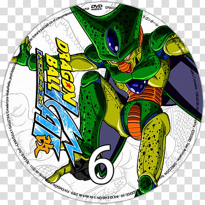 DBKai-Galleta, Dragon Ball Cell DVD disc illustration transparent background PNG clipart