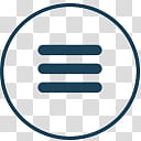 Startup Icon Set OVER  ICONS , Hamburger Menu circle bold transparent background PNG clipart