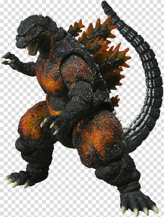 Burning Godzilla Render transparent background PNG clipart