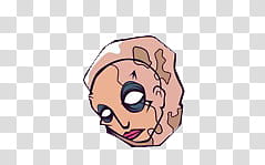 Lady Gaga, female in pink lipstick transparent background PNG clipart