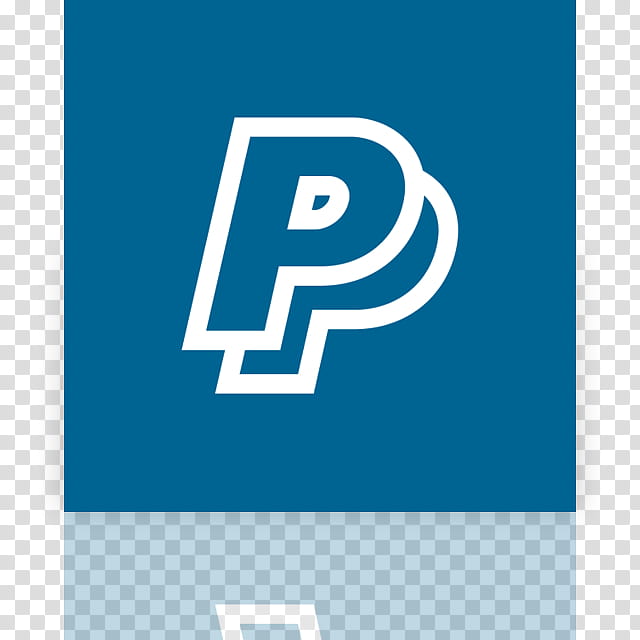 Metro UI Icon Set  Icons, Paypal alt_mirror, blue and white PP logo transparent background PNG clipart