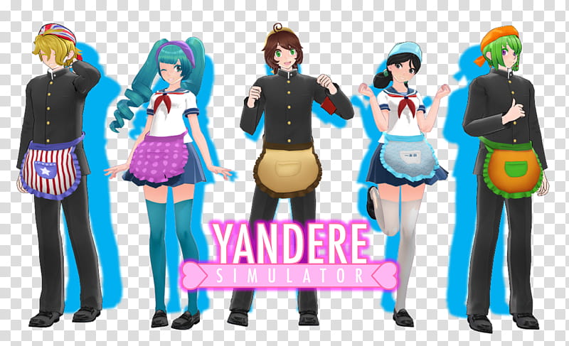 MMD Yansim TDA Cooking club DL NOTE transparent background PNG clipart