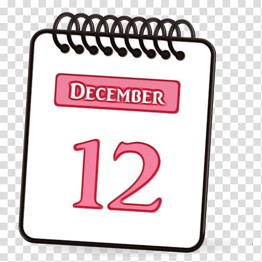 Email Emoji, Calendar, Text Messaging, Calendar Date, Tear Sheet, December, Logo, Line transparent background PNG clipart