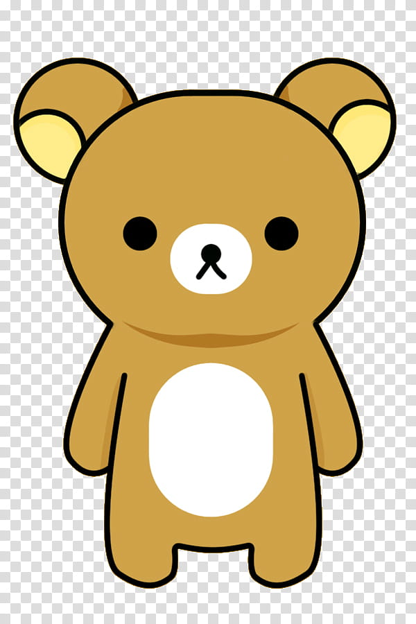 Rilakkuma, brown bear cub illustration transparent background PNG clipart