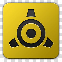 Icon , Reaktor, square yellow target computer icon transparent background PNG clipart