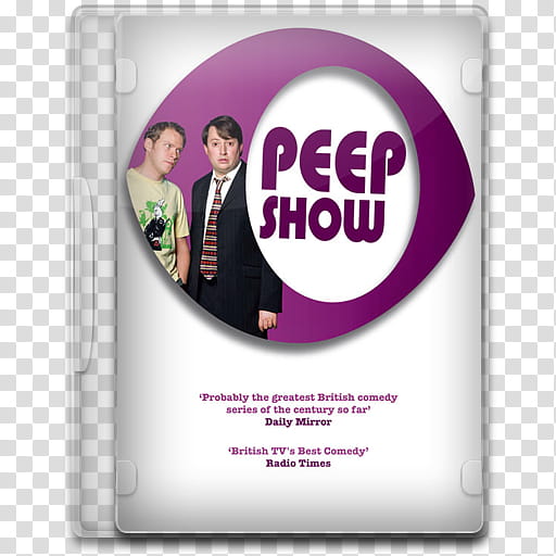 TV Show Icon Mega , Peep Show, Peep Show DVD case transparent background PNG clipart