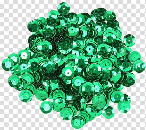 Rad , green sequins transparent background PNG clipart