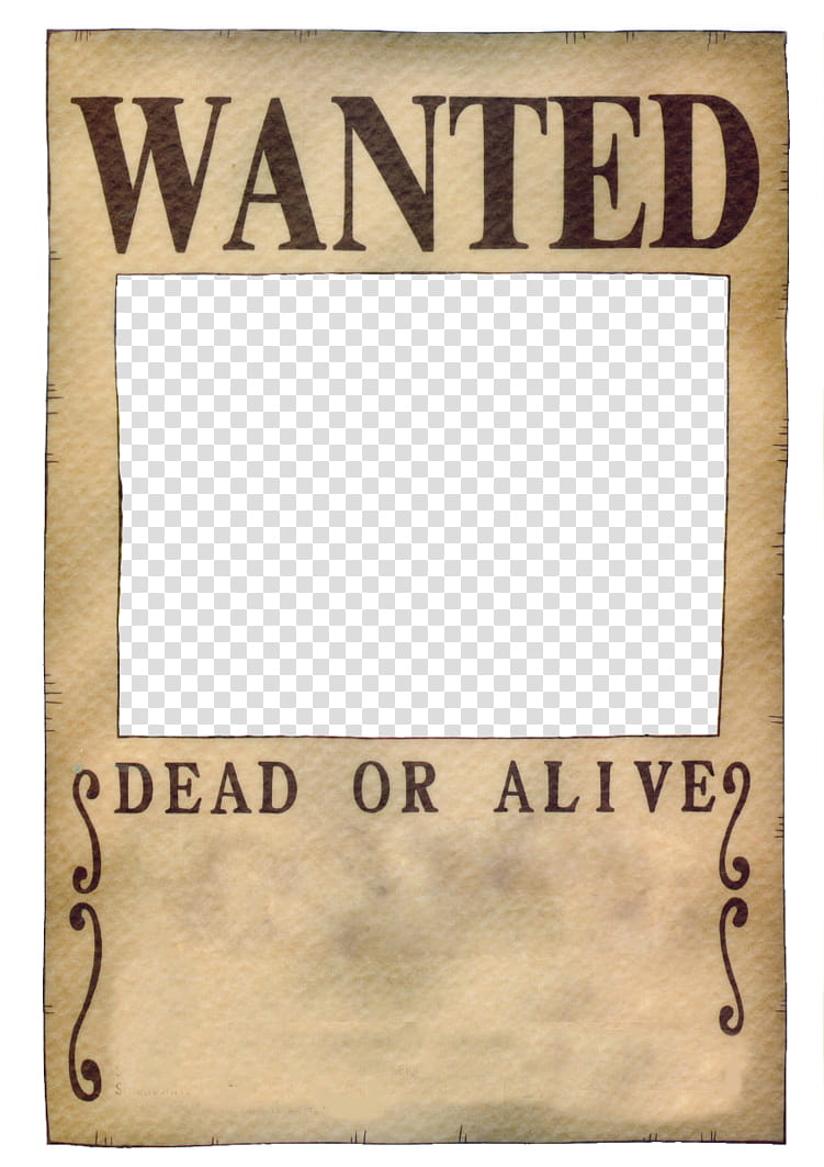 wanted poster illustration transparent background PNG clipart