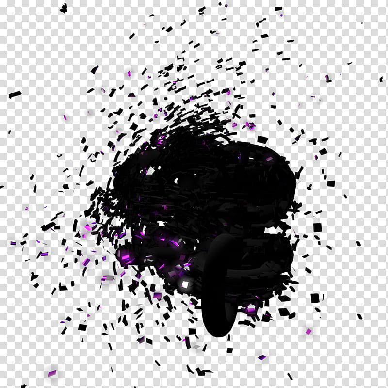 SciFi Render , black and purple splatter artwork transparent background PNG clipart