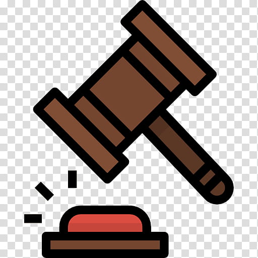 Hammer, Gavel, Judge, Court, Law, Verdict, Mallet, Line transparent background PNG clipart