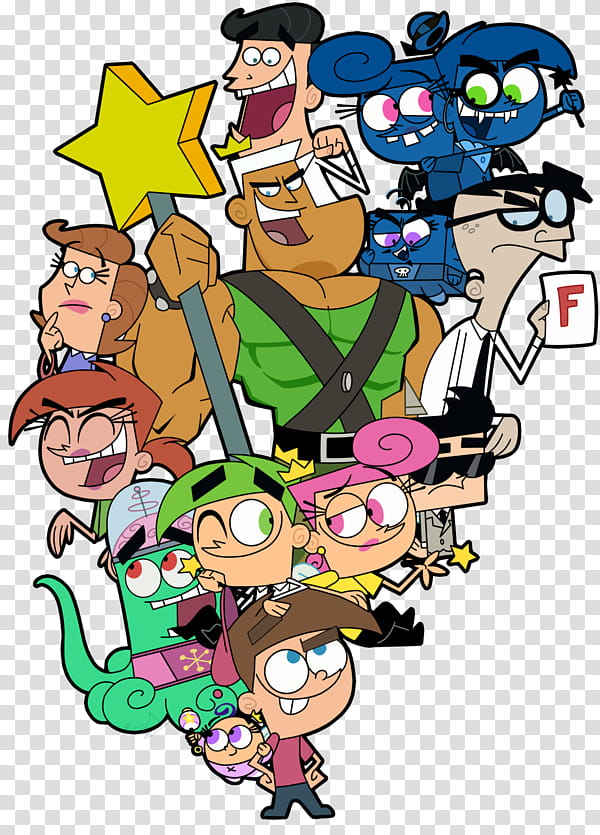 Timmy Turner, Jorgen Von Strangle, Mark Chang, Cartoon, Character, Drawing, Trixie Tang, Artist transparent background PNG clipart