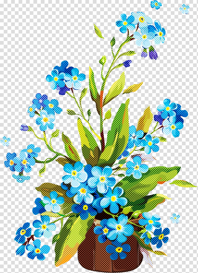 flower alpine forget-me-not forget-me-not plant cut flowers, Alpine Forgetmenot, Flowerpot, Bouquet, Borage Family transparent background PNG clipart