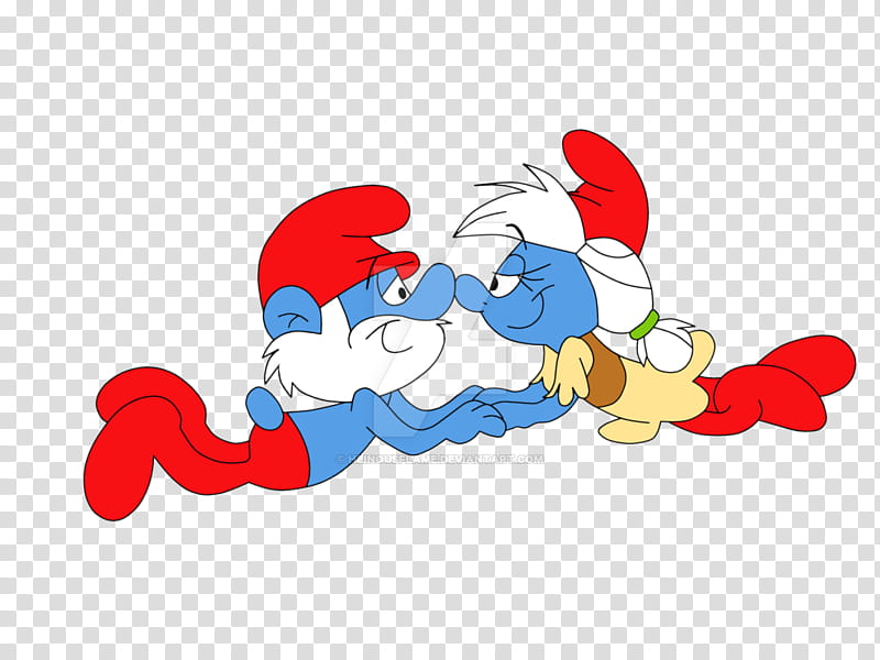 Santa Claus, Papa Smurf, SmurfWillow, Smurfs, Grouchy Smurf, Brainy Smurf, Smurfette, Gargamel transparent background PNG clipart