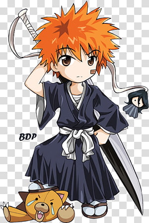 Download Kurosaki Ichigo Bleach HD Image Free HQ PNG Image