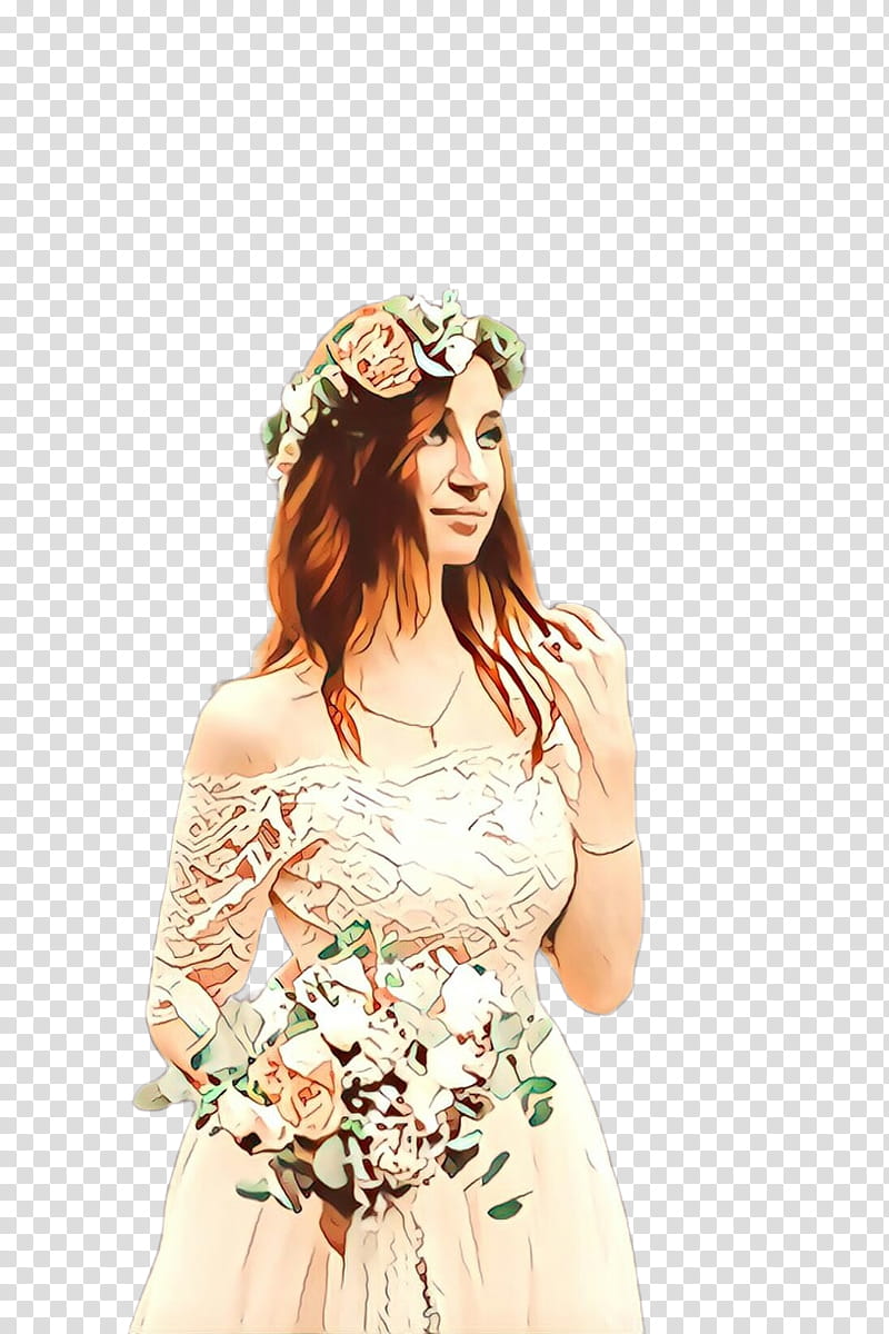 Wedding Floral, Girl, Woman, Lady, Female, Dress, Fashion, Beauty transparent background PNG clipart