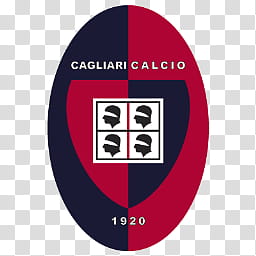 Team Logos,  Cagliari Calcio logo transparent background PNG clipart