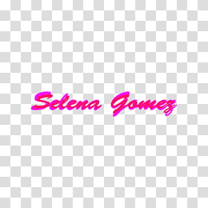 Selena Gomez texto transparent background PNG clipart thumbnail