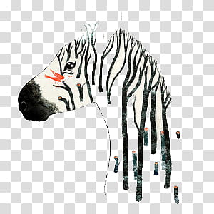 Weird Stuff II, zebra transparent background PNG clipart