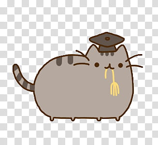 Pusheen the Cat, pusheen graduate illustration transparent background PNG clipart