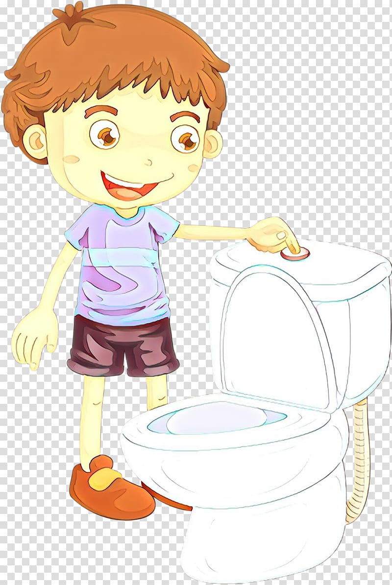 cartoon potty training child play, Cartoon transparent background PNG clipart