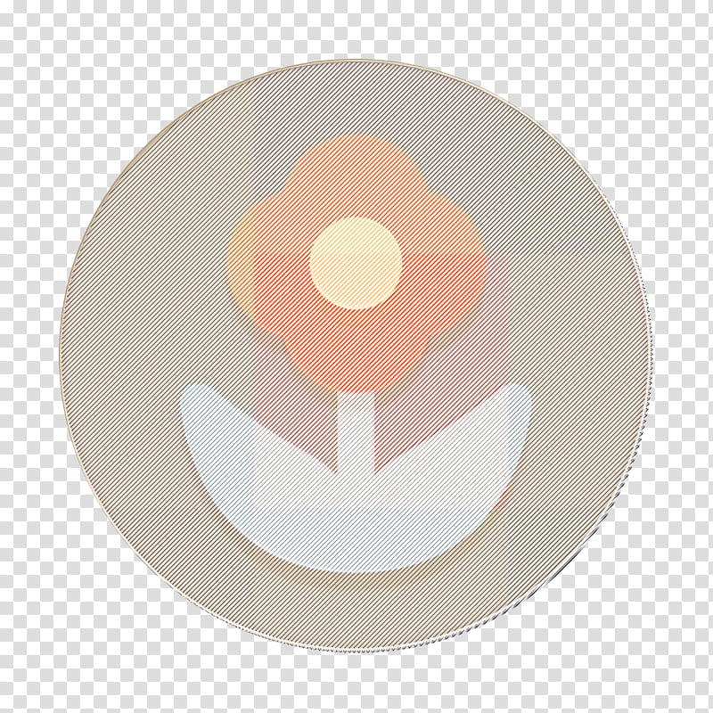 flower icon nature icon plant icon, Orange, Circle, Symbol, Smile transparent background PNG clipart