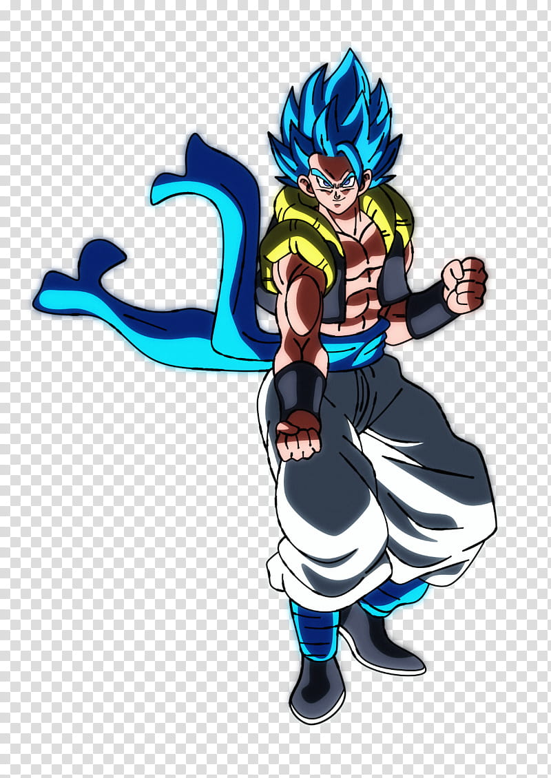 Gogeta Super Saiyajin Blue, blue-haired Dragon Ball character illustration  transparent background PNG clipart