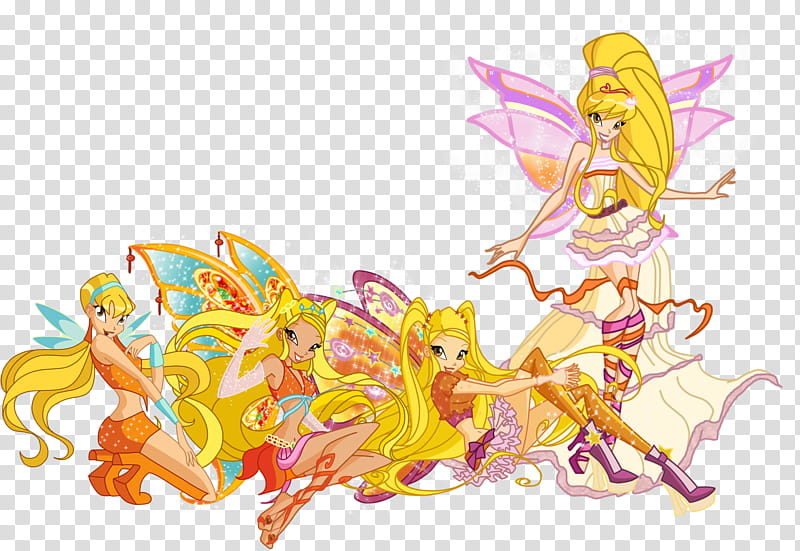 Stella Evolution, Winx Club character illustration transparent background PNG clipart
