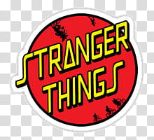 Stranger Things Stickers , Stranger Things logo transparent background PNG clipart
