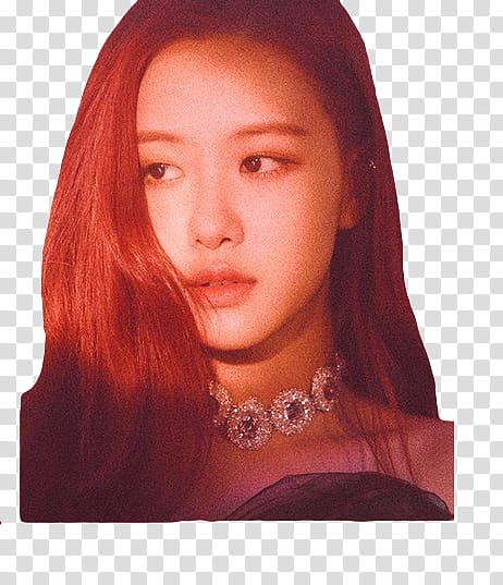 BLACKPINK SQUARE UP TEASER, woman with silver-colored necklace transparent background PNG clipart