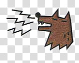 Xoxo , barking dog illustration transparent background PNG clipart