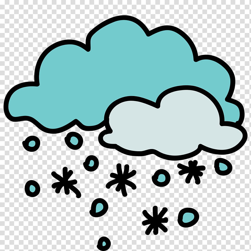 Rain Cloud, Snow, Cartoon, Weather Forecasting, Thunderstorm, Turquoise, Meteorological Phenomenon transparent background PNG clipart