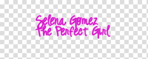 Texto  Selena Gomez transparent background PNG clipart