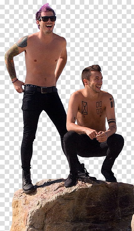 Tyler and Josh at the Beach transparent background PNG clipart