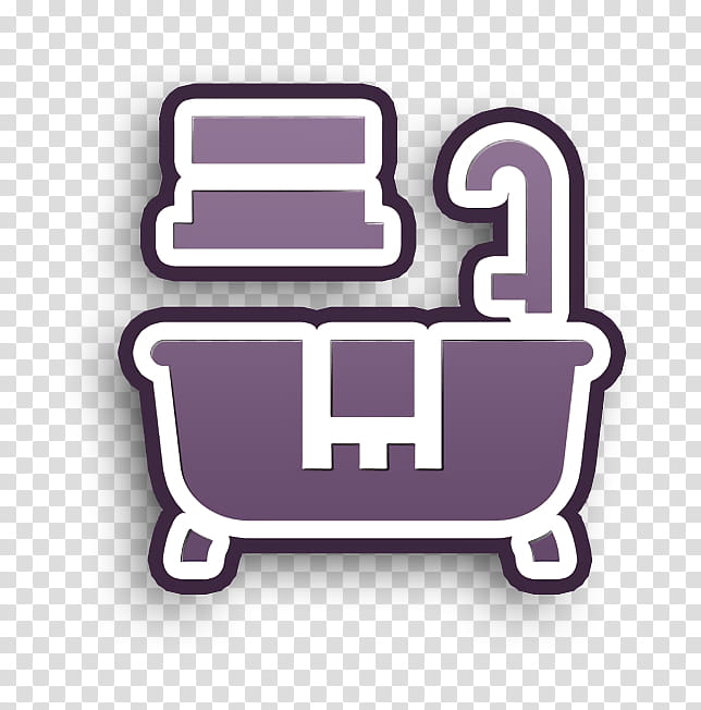 Bathroom icon Bathtub icon Home Decoration icon, Line, Shopping Cart, Vehicle, Logo, Symbol transparent background PNG clipart