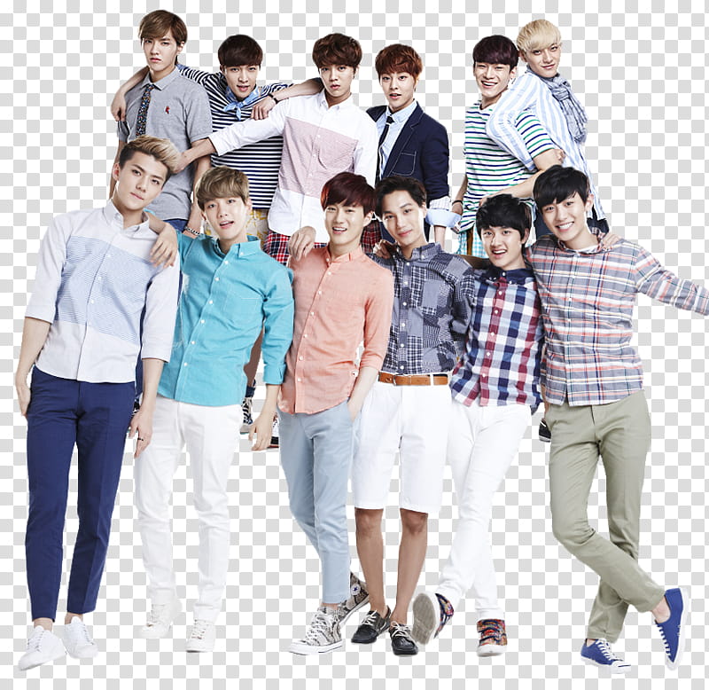 EXO LOTTE , EXO boy band transparent background PNG clipart